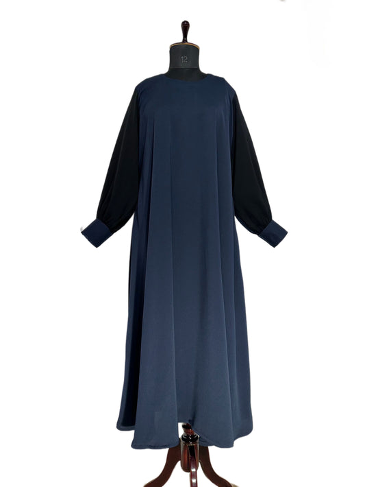 Colour Block Zoom Abaya