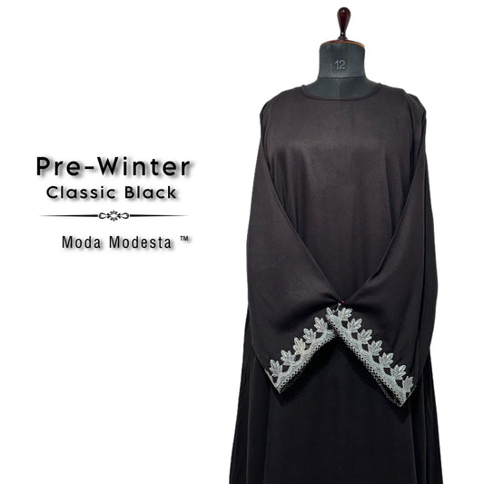 Pre-Winter Classic Black Abaya